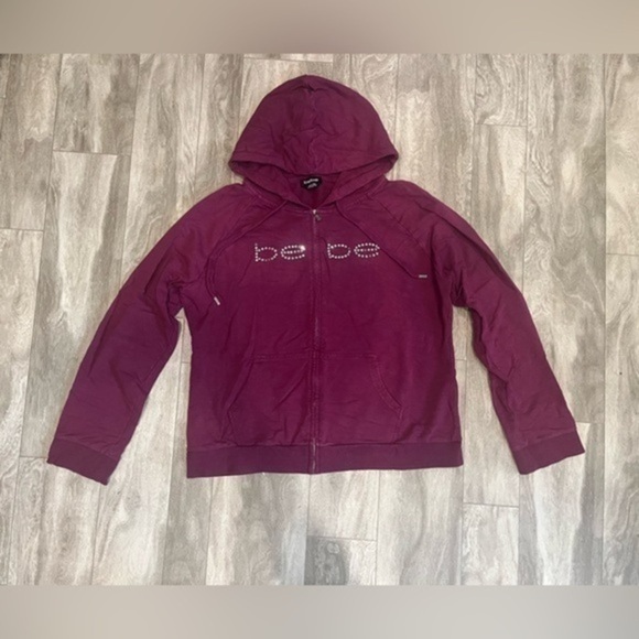 bebe Other - Bebe - girls XL hooded full zip up sweater